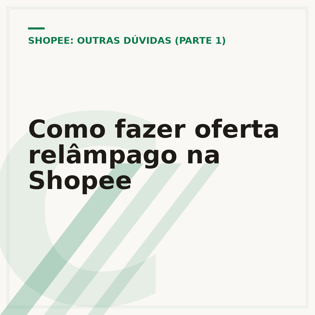Como fazer oferta relâmpago na Shopee