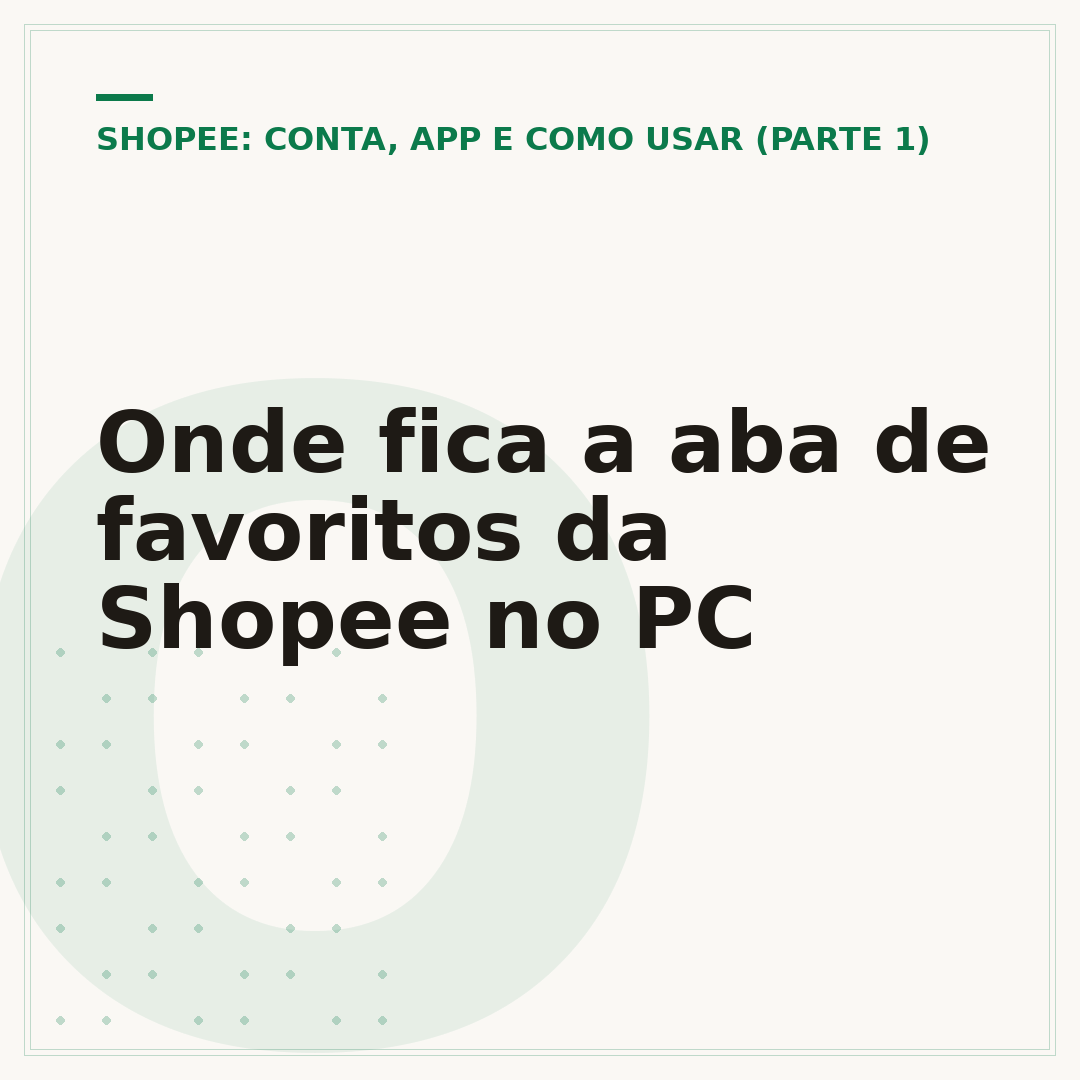 Onde fica a aba de favoritos da Shopee no PC