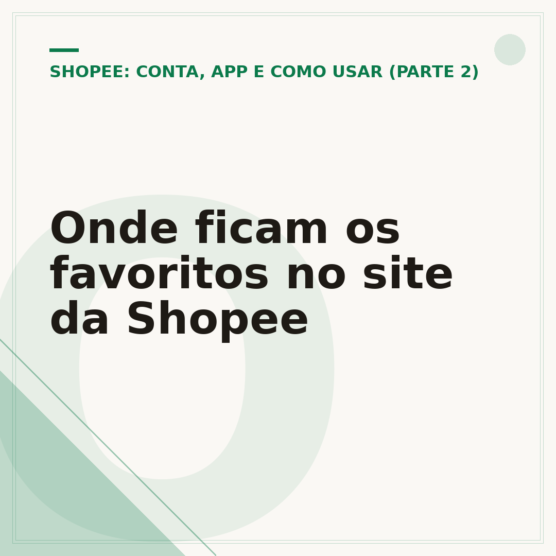 Onde ficam os favoritos no site da Shopee