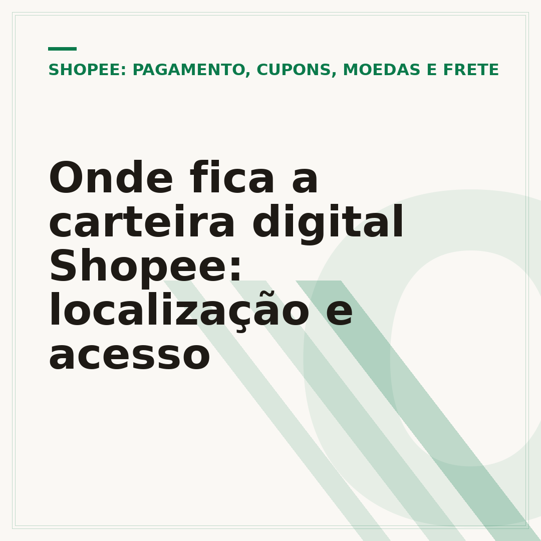 Onde fica a carteira digital Shopee: localização e acesso