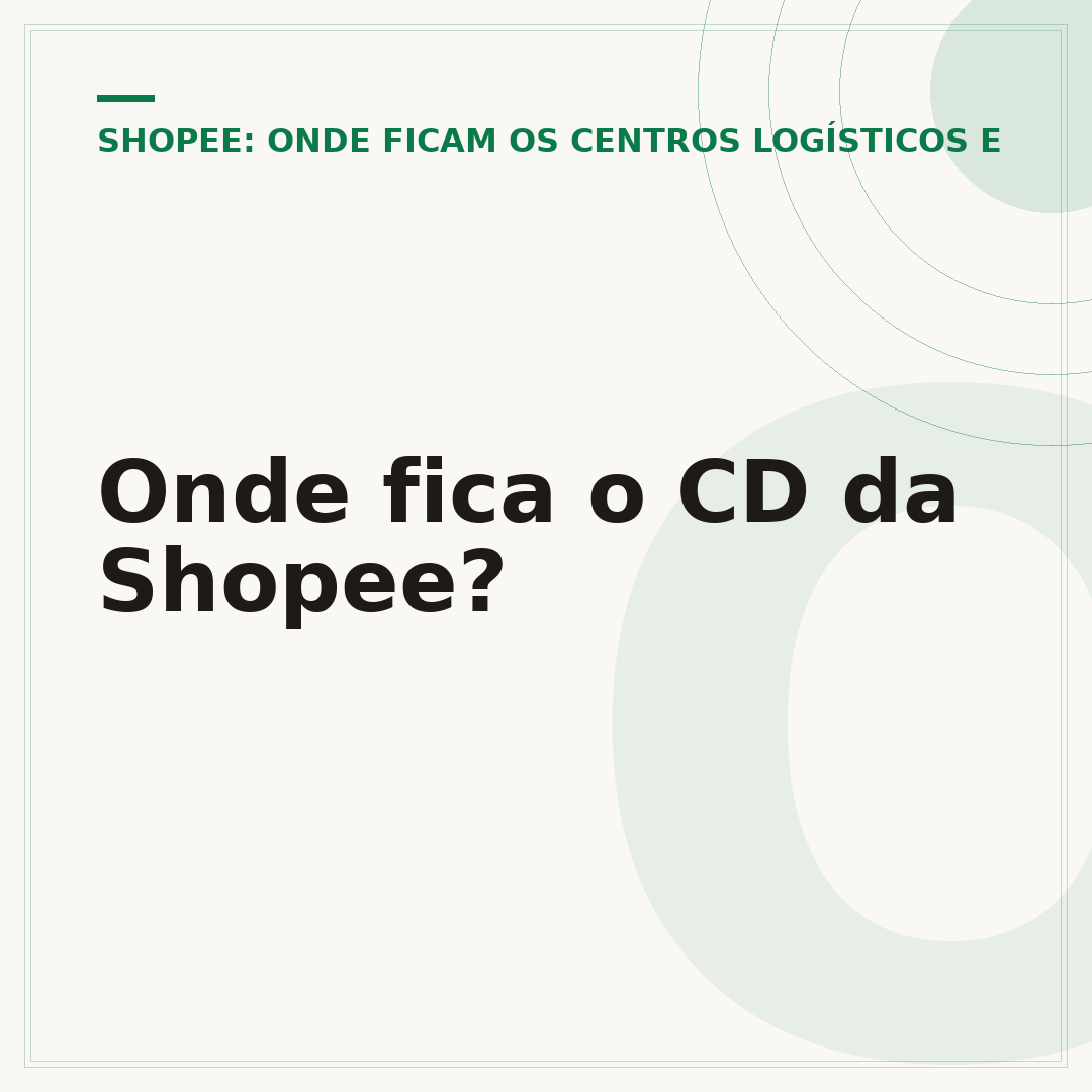 Onde fica o CD da Shopee?