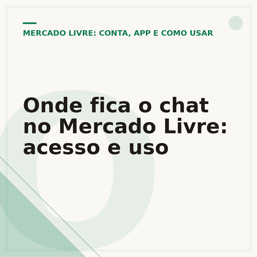 Onde fica o chat no Mercado Livre: acesso e uso