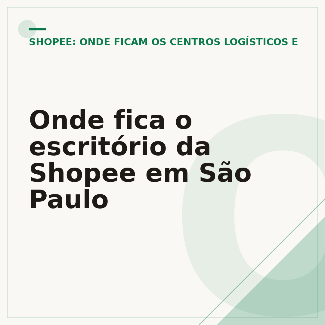 Onde fica o escritório da Shopee em São Paulo