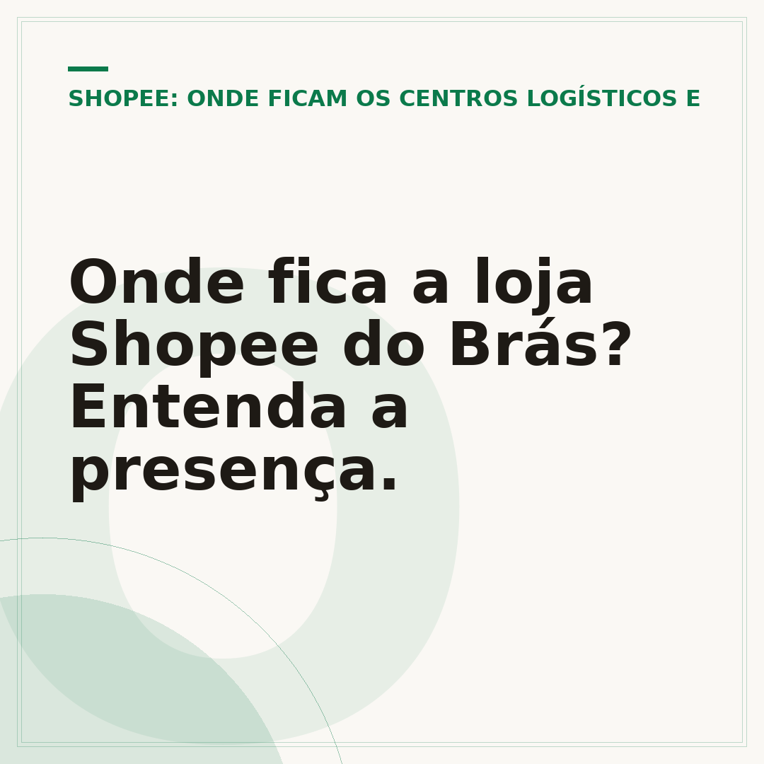 Onde fica a loja Shopee do Brás? Entenda a presença.