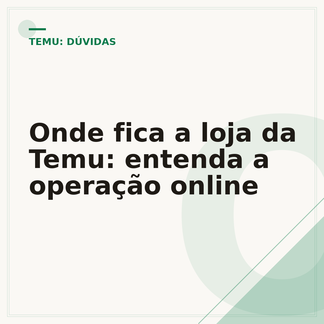 Onde fica a loja da Temu: entenda a operação online