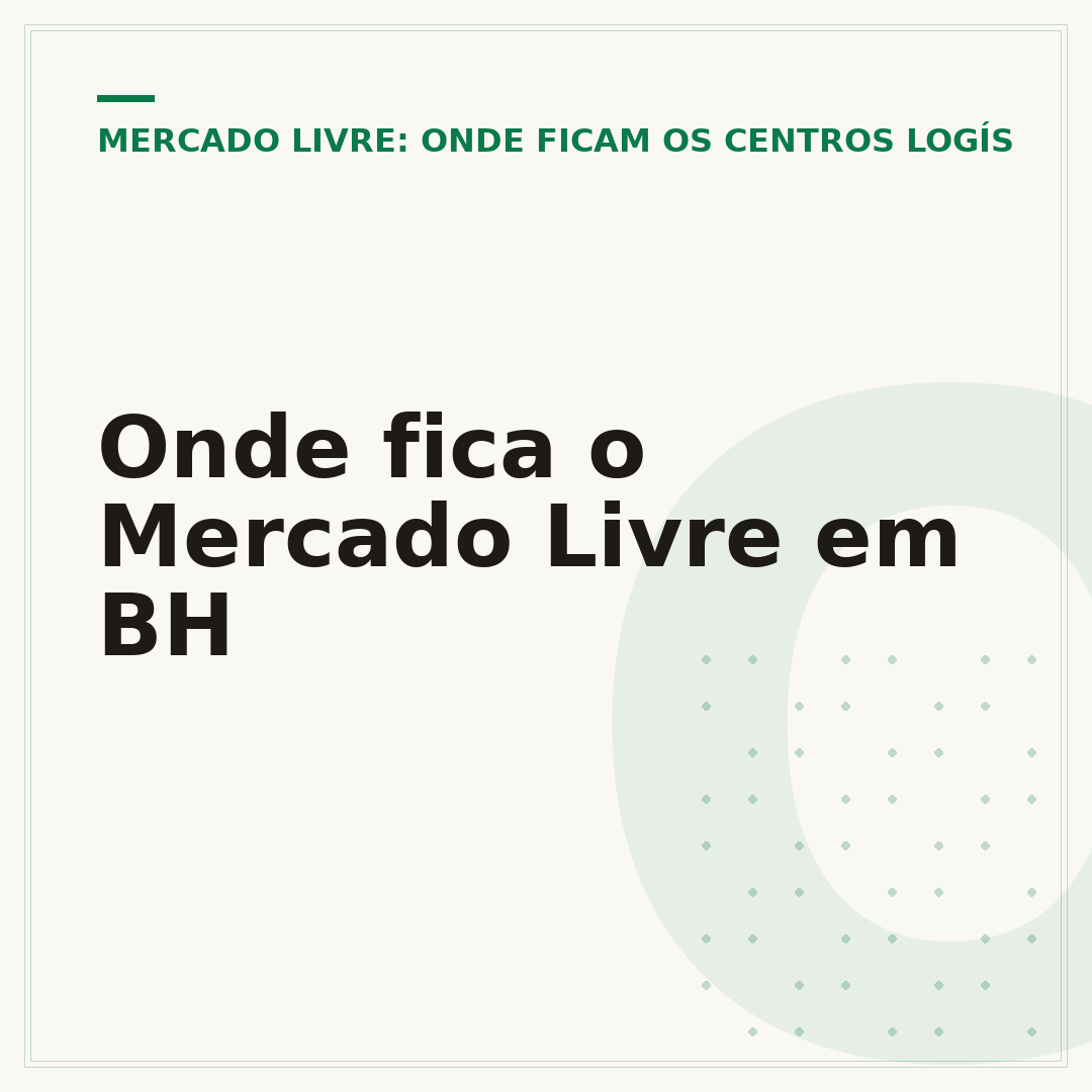 Onde fica o Mercado Livre em BH