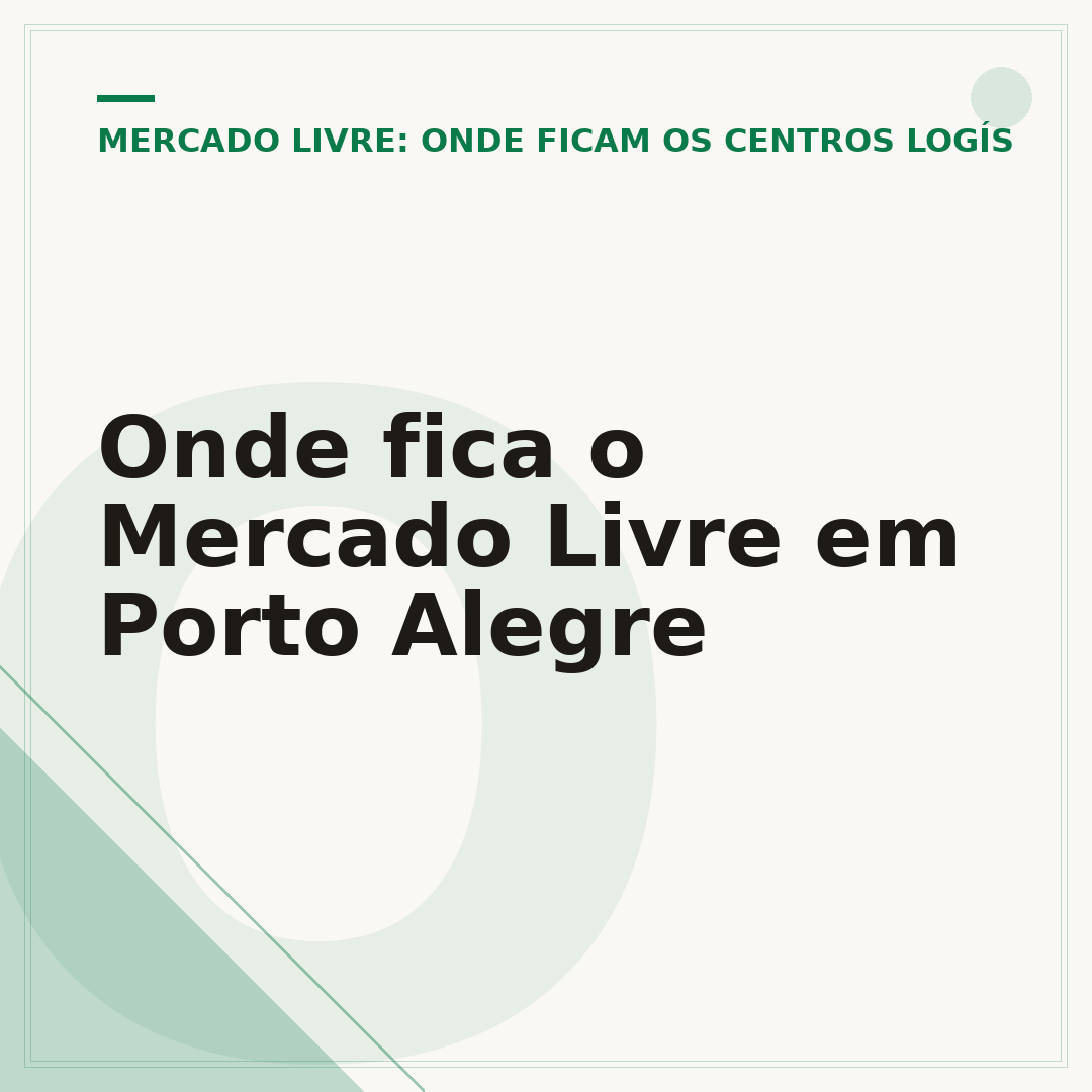 Onde fica o Mercado Livre em Porto Alegre