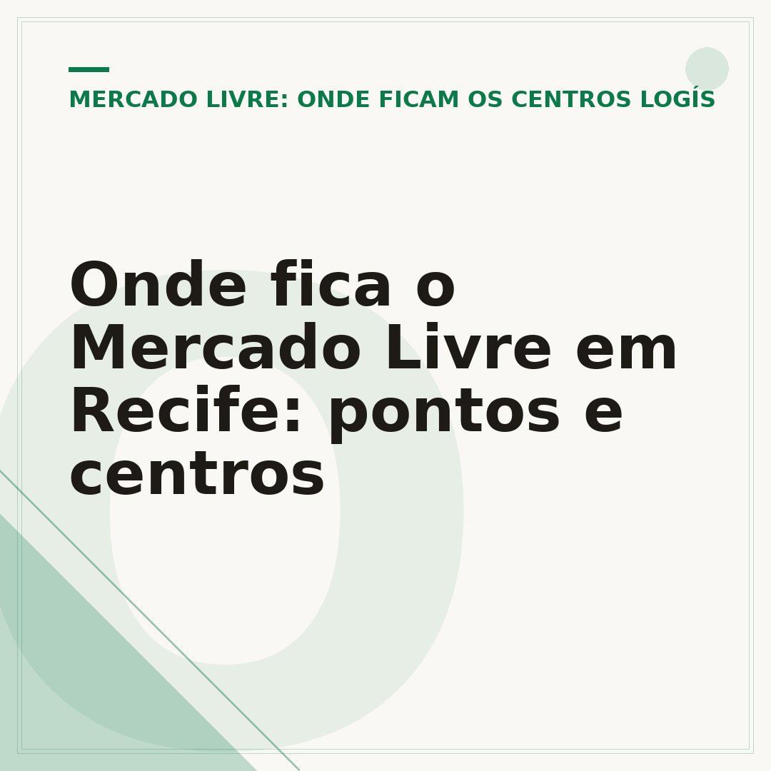 Onde fica o Mercado Livre em Recife: pontos e centros
