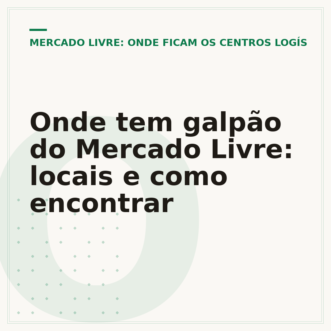 Onde tem galpão do Mercado Livre: locais e como encontrar