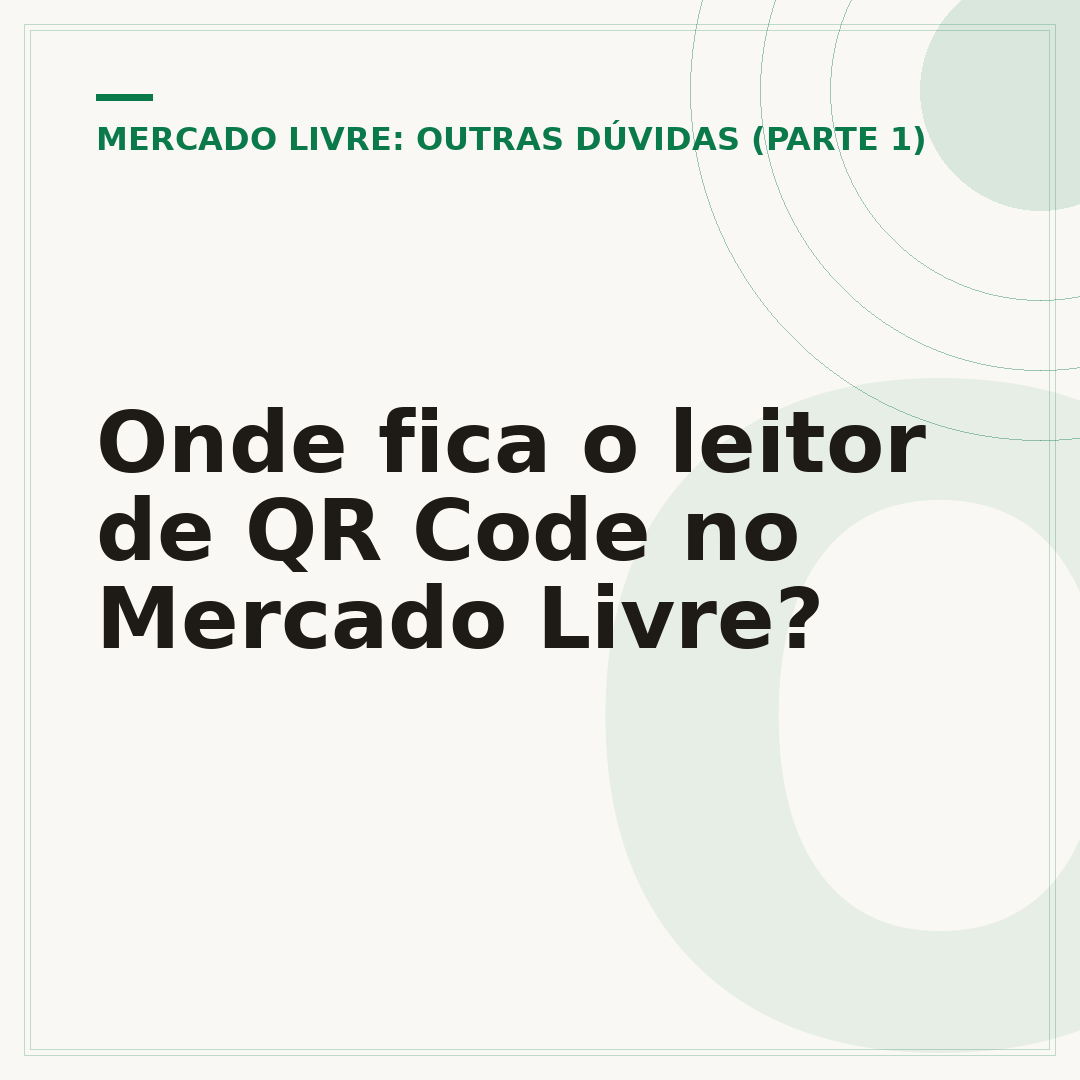 Onde fica o leitor de QR Code no Mercado Livre?