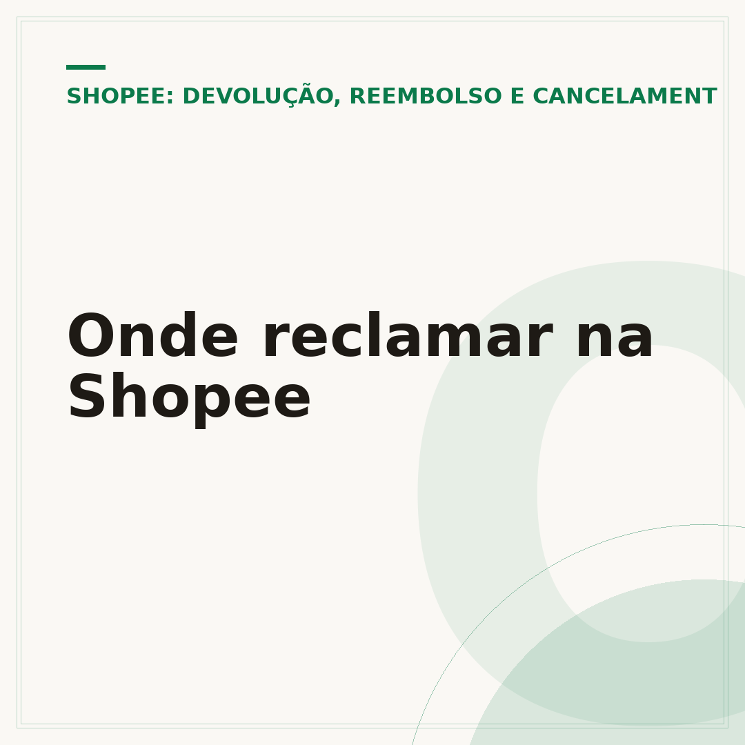 Onde reclamar na Shopee