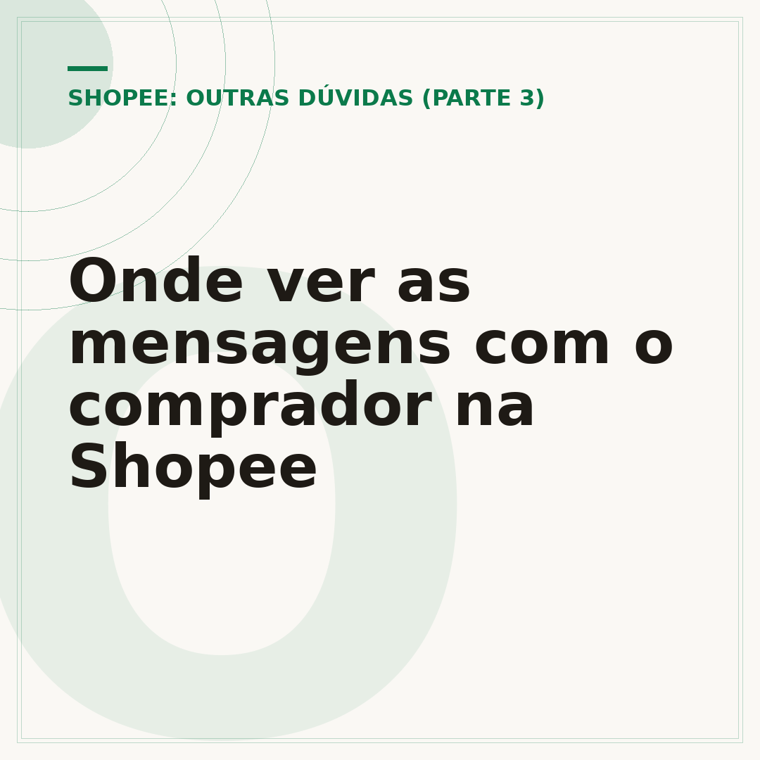 Onde ver as mensagens com o comprador na Shopee