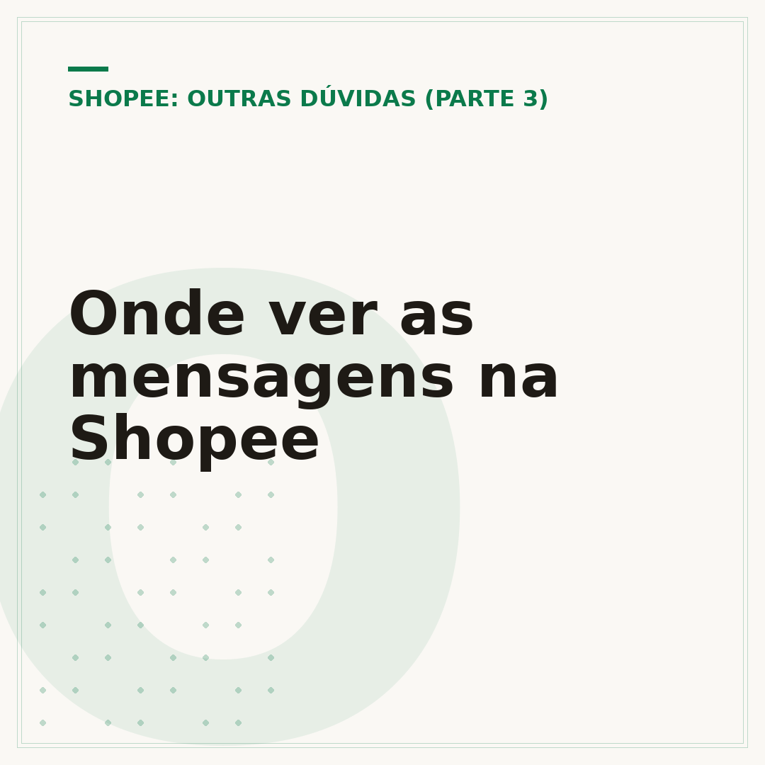 Onde ver as mensagens na Shopee