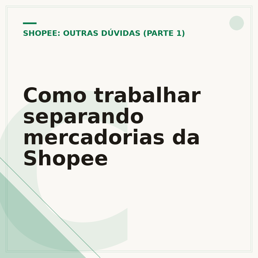 Como trabalhar separando mercadorias da Shopee