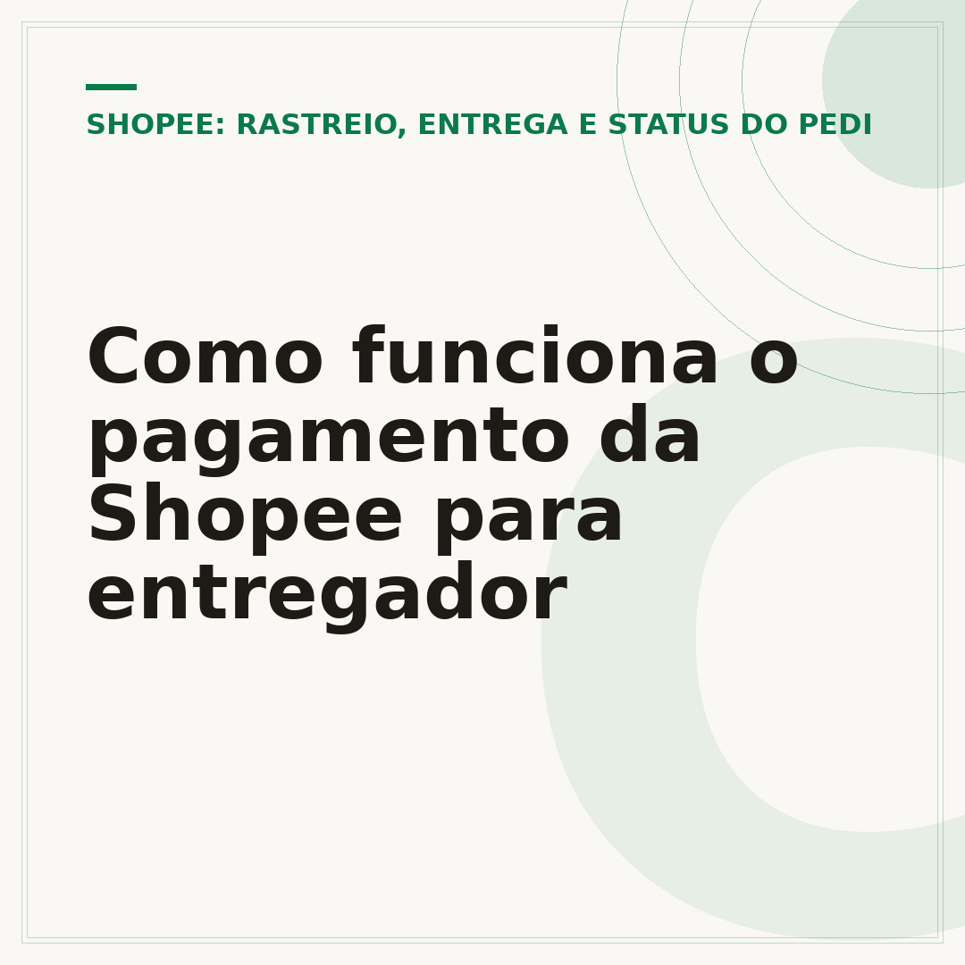 Como funciona o pagamento da Shopee para entregador