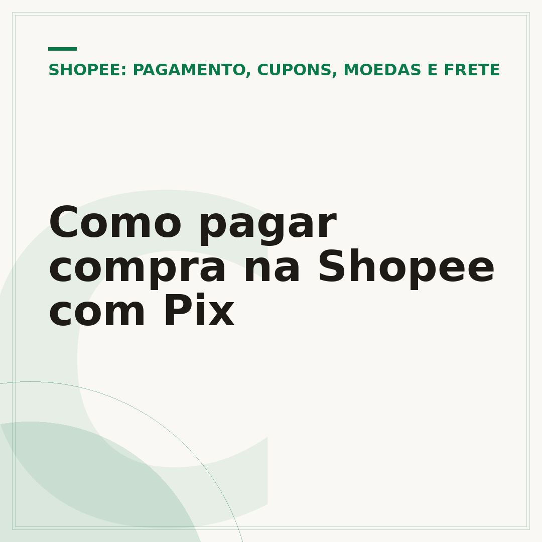 Como pagar compra na Shopee com Pix