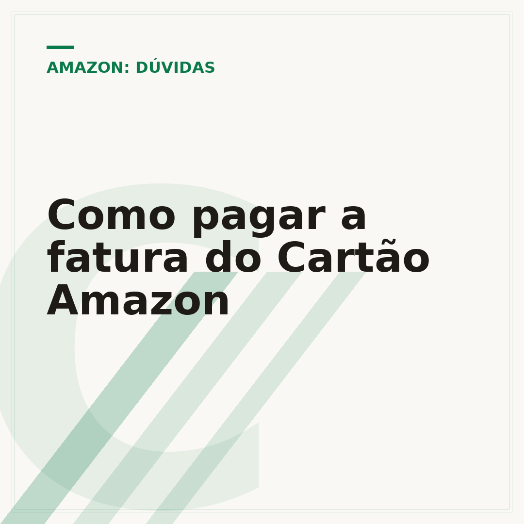 Como pagar a fatura do Cartão Amazon