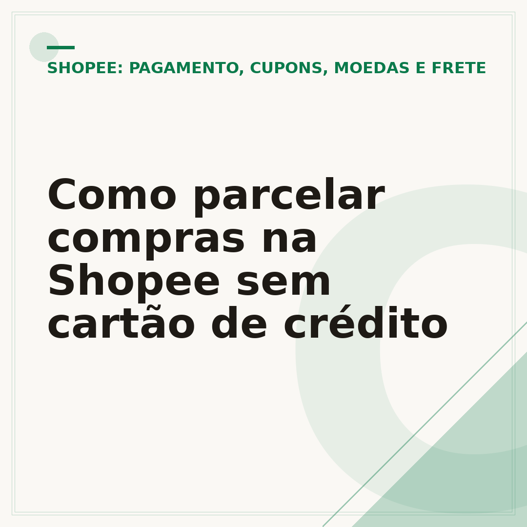 Como parcelar compras na Shopee sem cartão de crédito