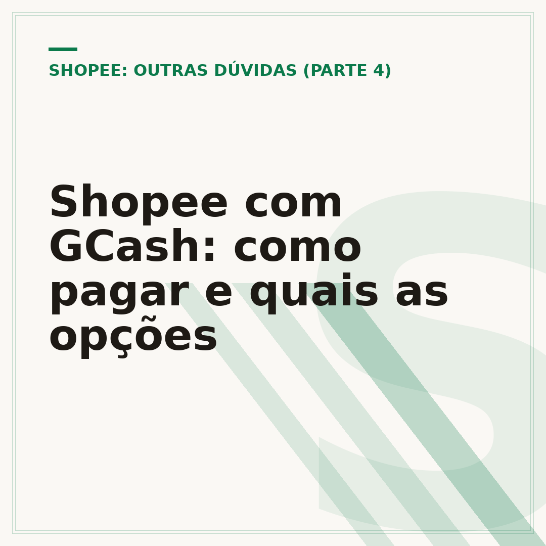 Shopee com GCash: como pagar e quais as opções