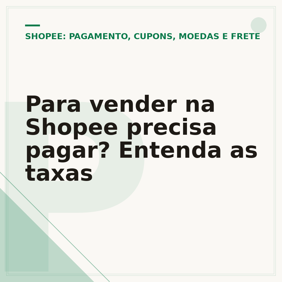 Para vender na Shopee precisa pagar? Entenda as taxas