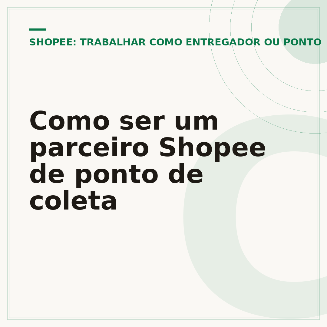 Como ser um parceiro Shopee de ponto de coleta