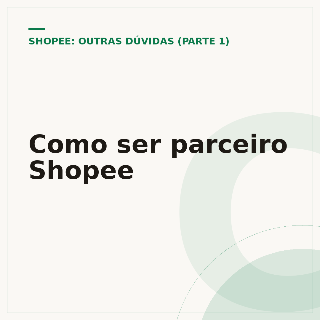 Como ser parceiro Shopee