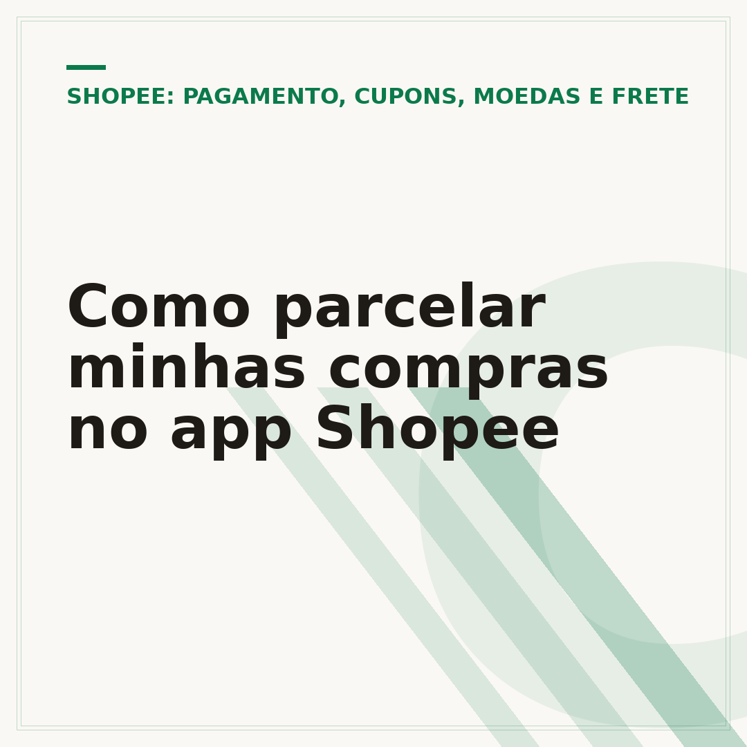 Como parcelar minhas compras no app Shopee