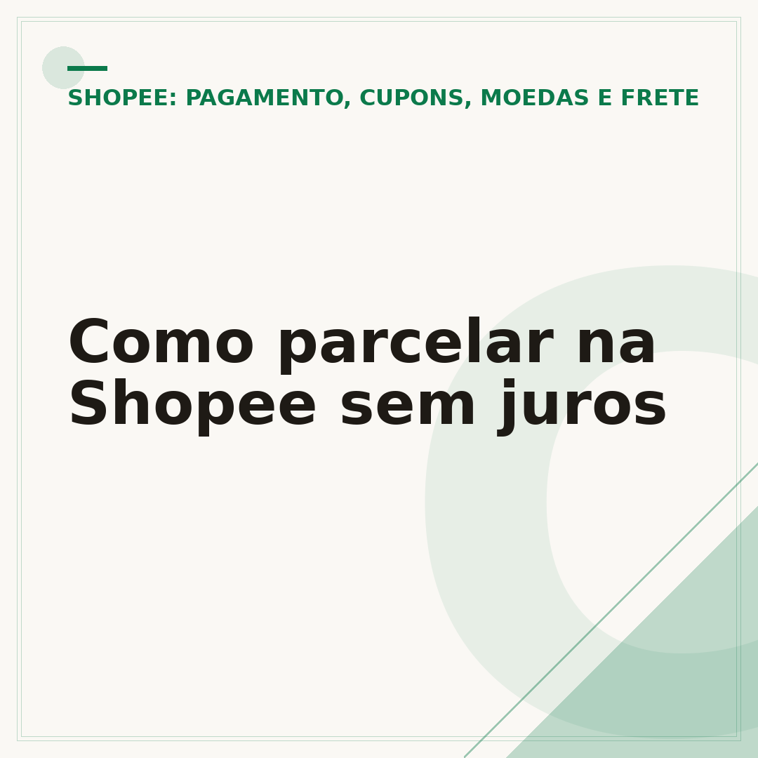 Como parcelar na Shopee sem juros