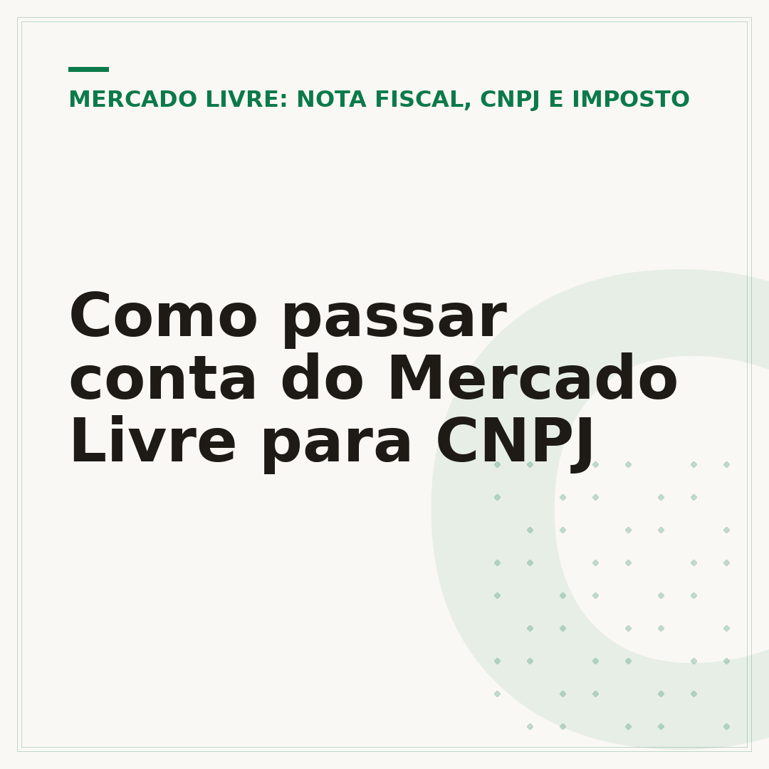 Como passar conta do Mercado Livre para CNPJ