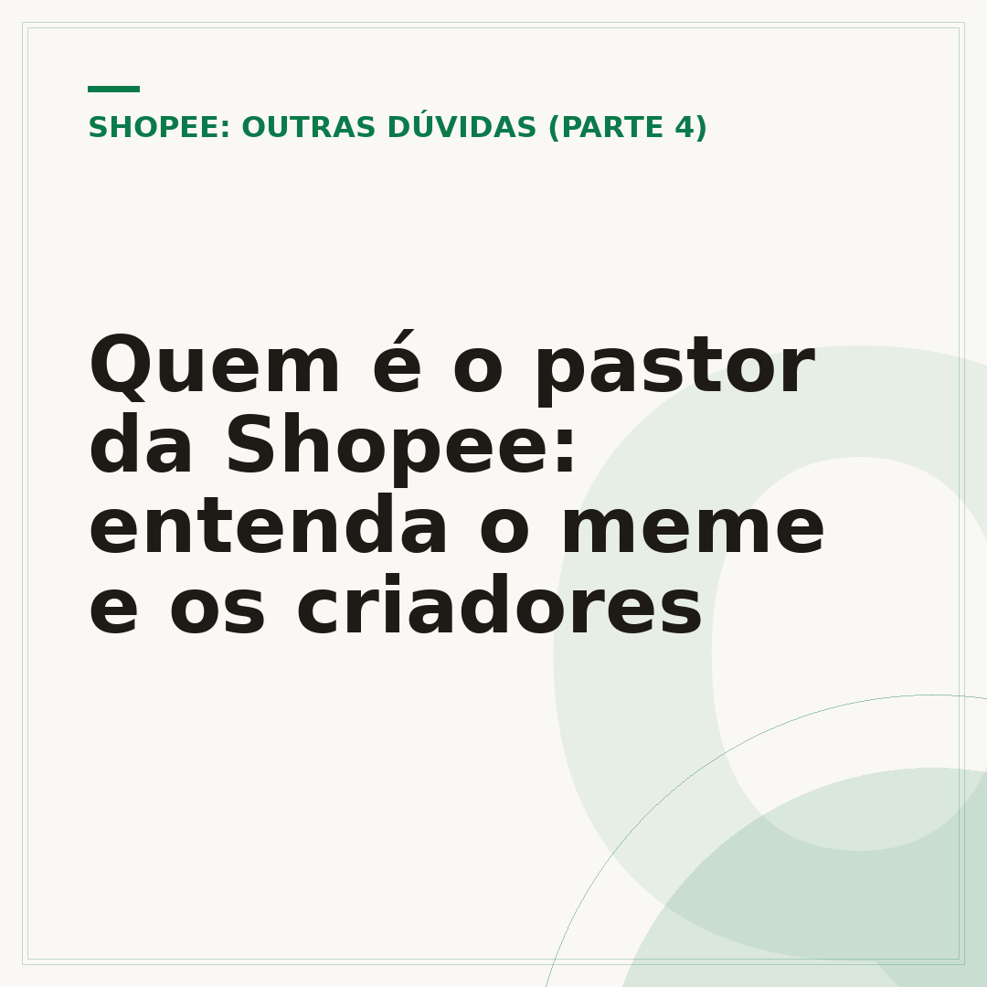 Quem é o pastor da Shopee: entenda o meme e os criadores
