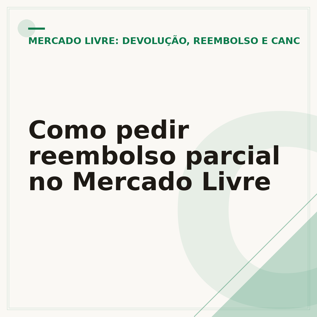 Como pedir reembolso parcial no Mercado Livre