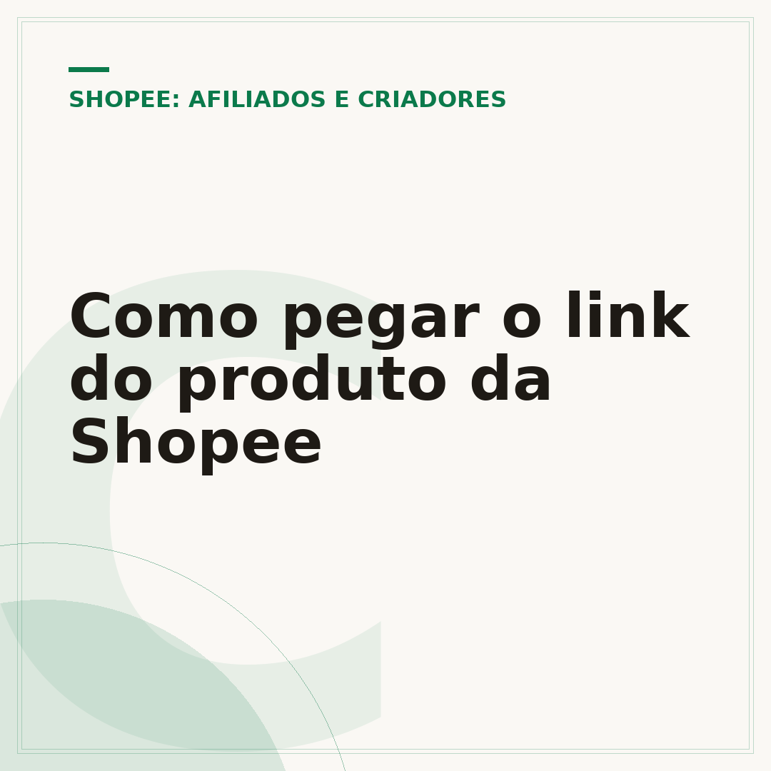 Como pegar o link do produto da Shopee