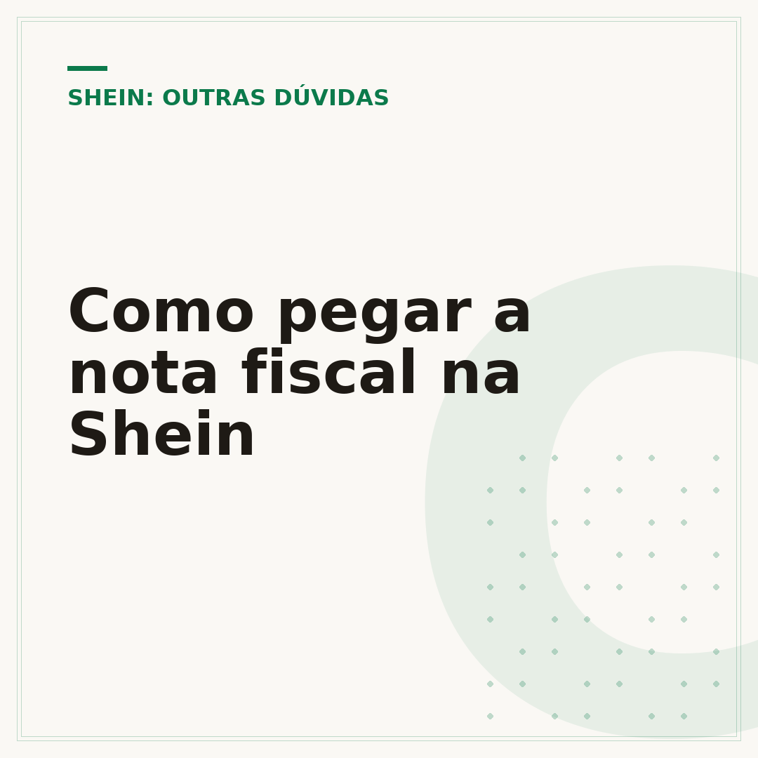 Como pegar a nota fiscal na Shein