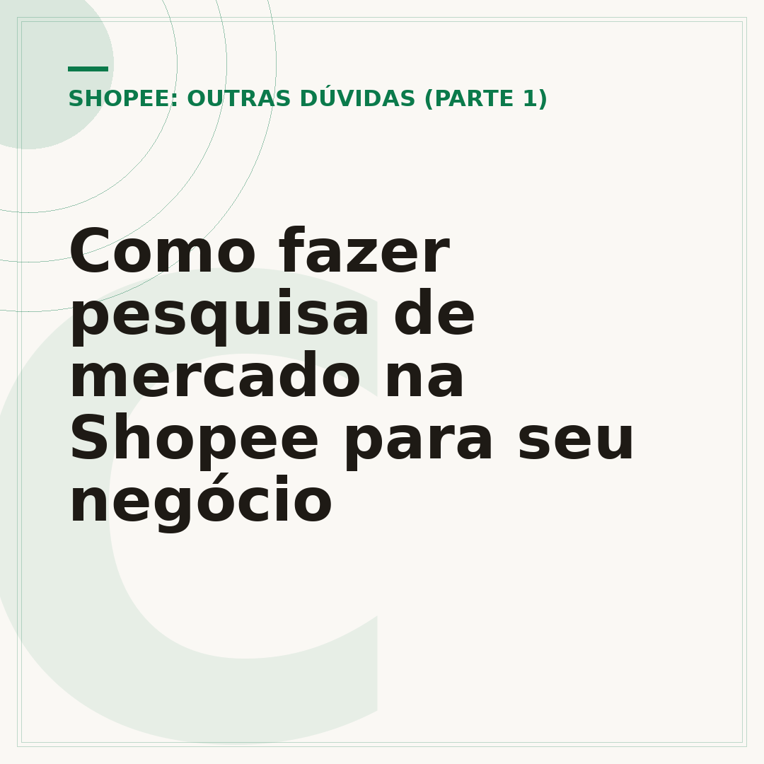 Como fazer pesquisa de mercado na Shopee para seu negócio