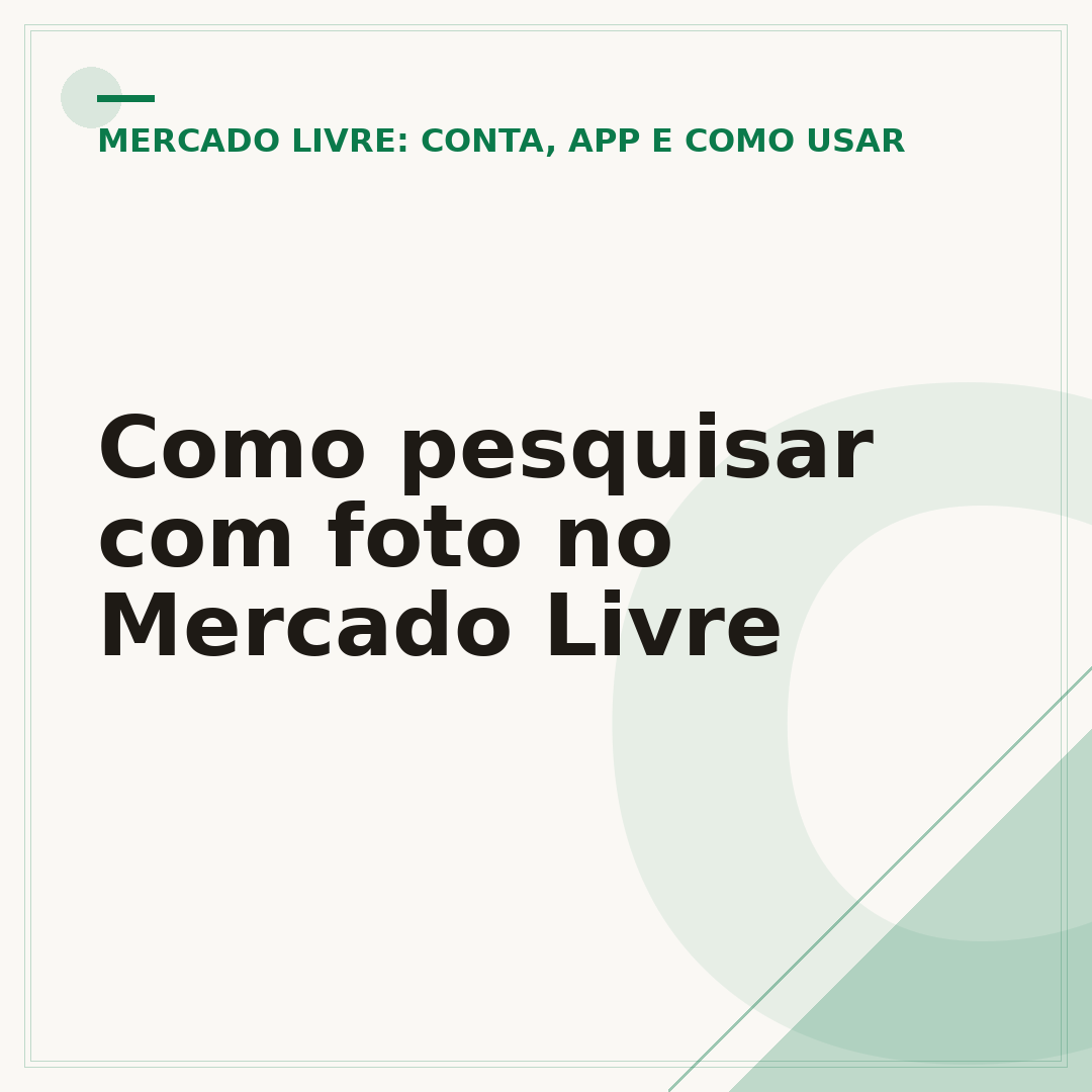 Como pesquisar com foto no Mercado Livre
