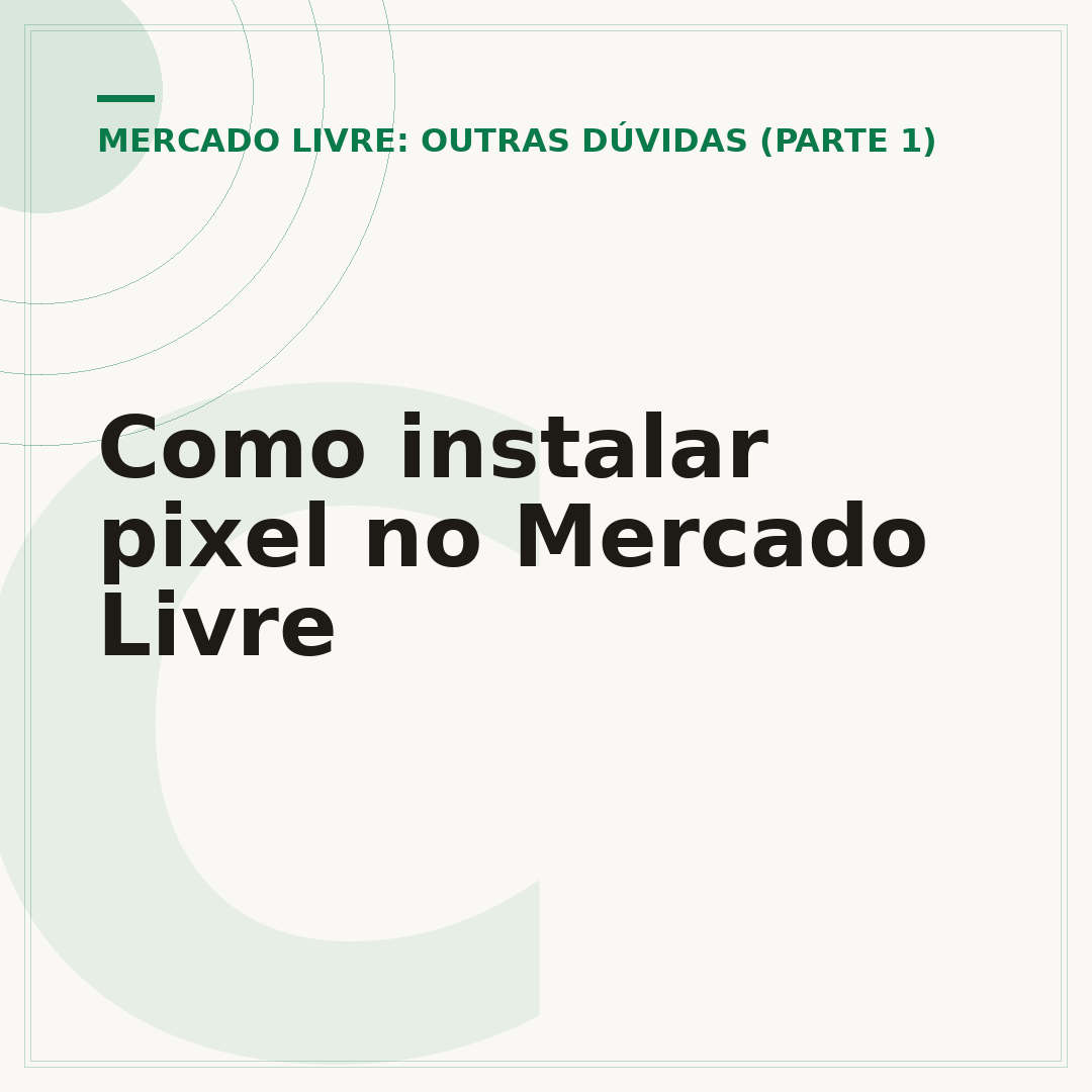 Como instalar pixel no Mercado Livre
