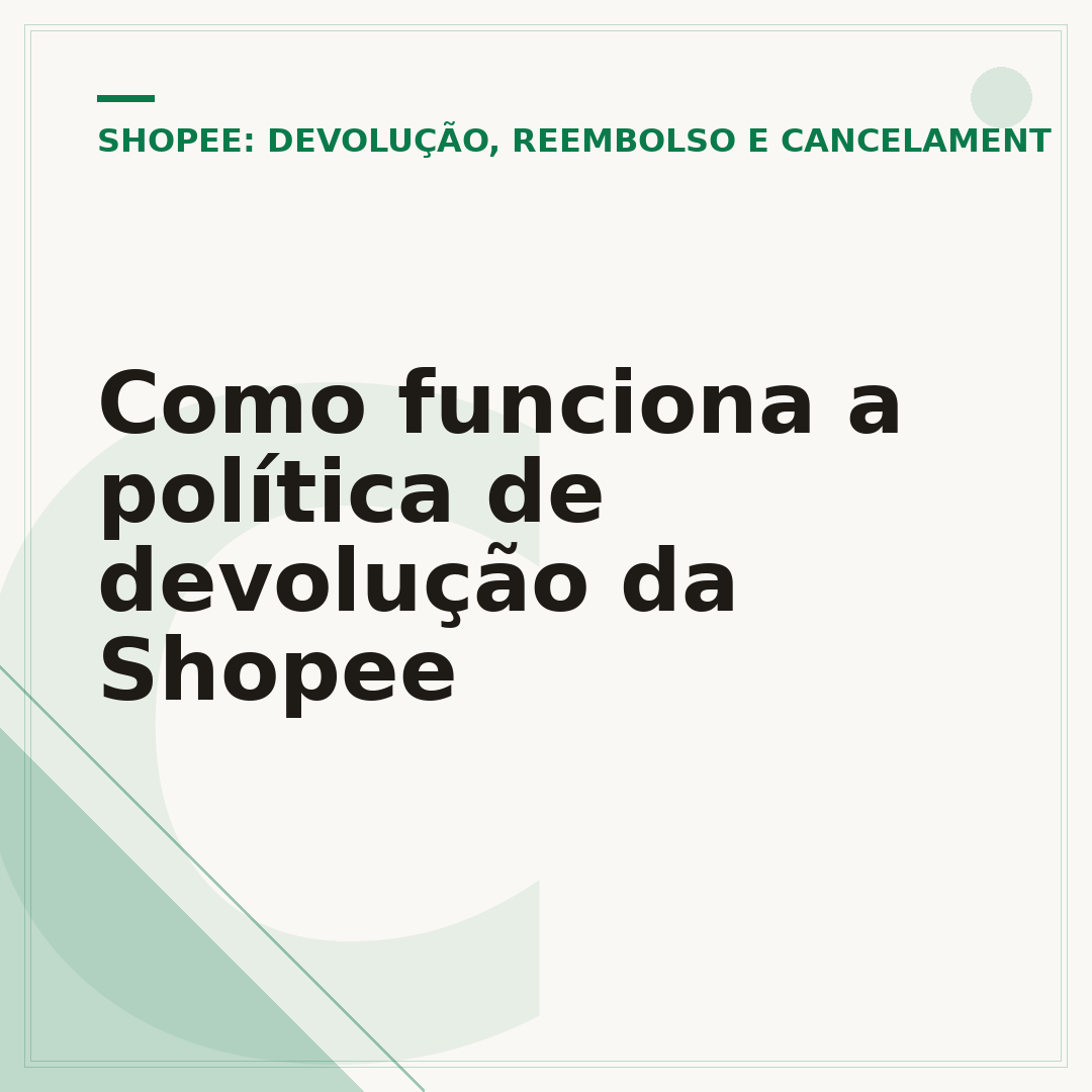 Como funciona a política de devolução da Shopee