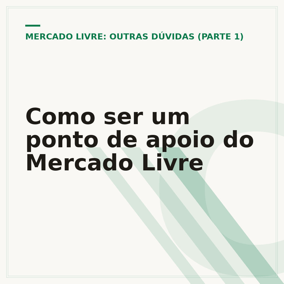Como ser um ponto de apoio do Mercado Livre