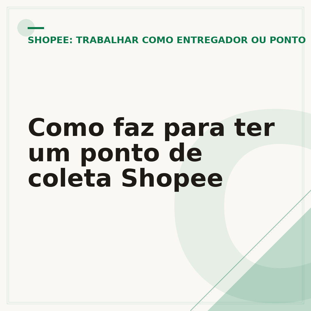 Como faz para ter um ponto de coleta Shopee