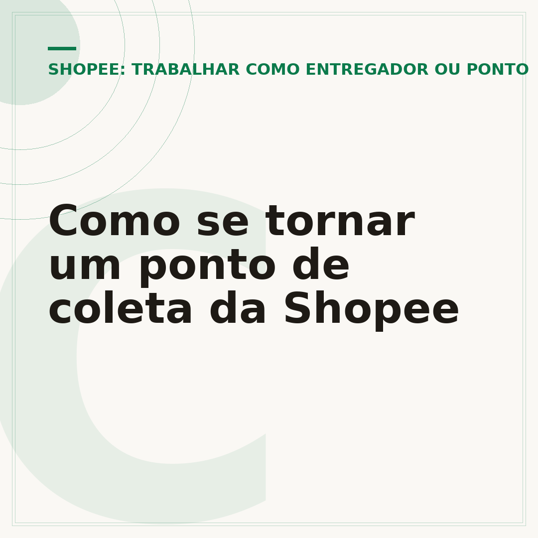 Como se tornar um ponto de coleta da Shopee