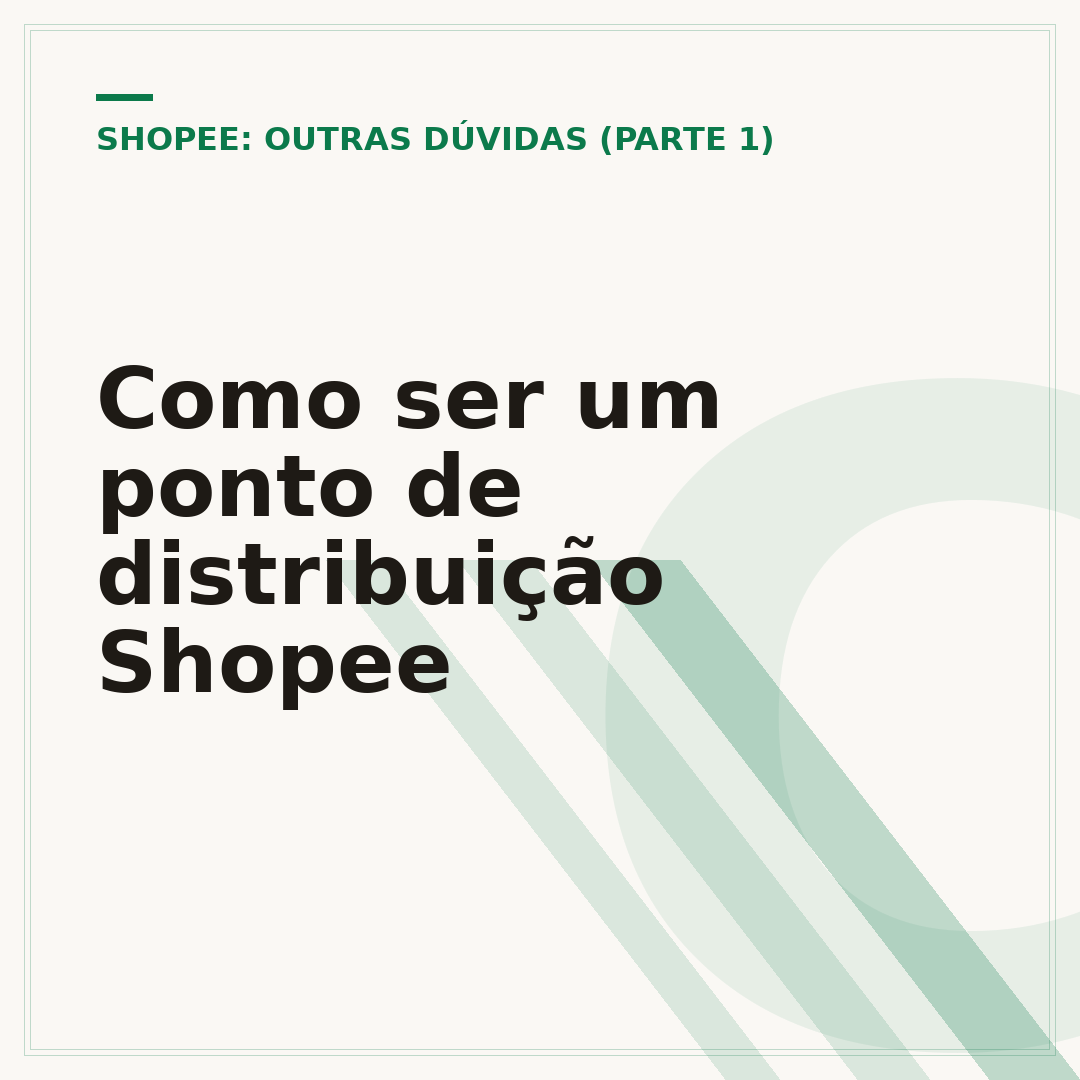 Como ser um ponto de distribuição Shopee
