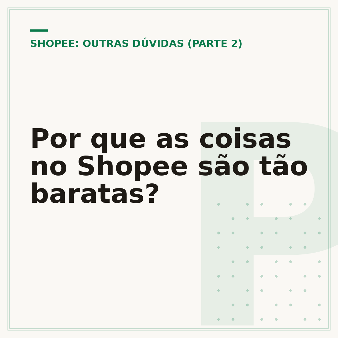 Por que as coisas no Shopee são tão baratas?