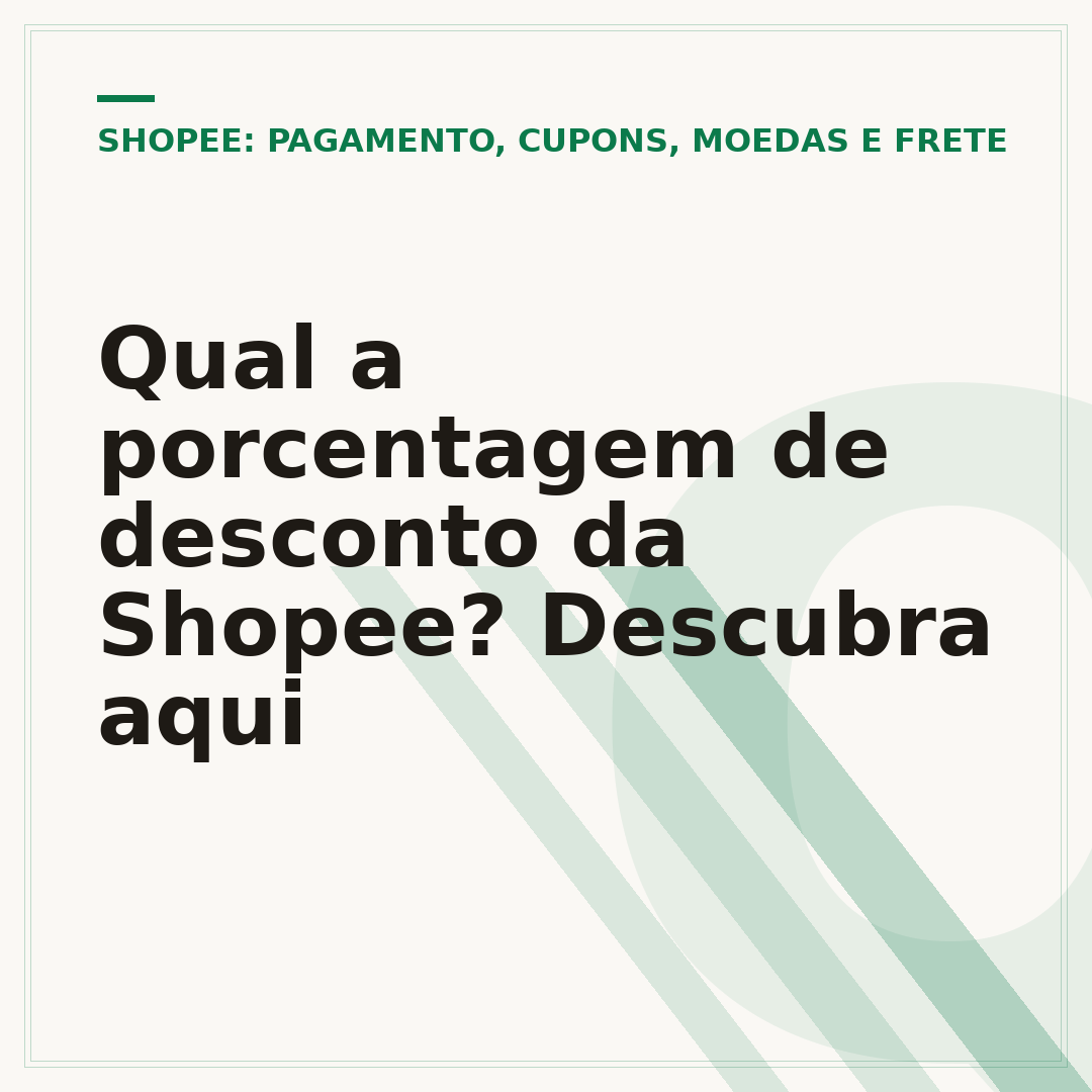 Qual a porcentagem de desconto da Shopee? Descubra aqui
