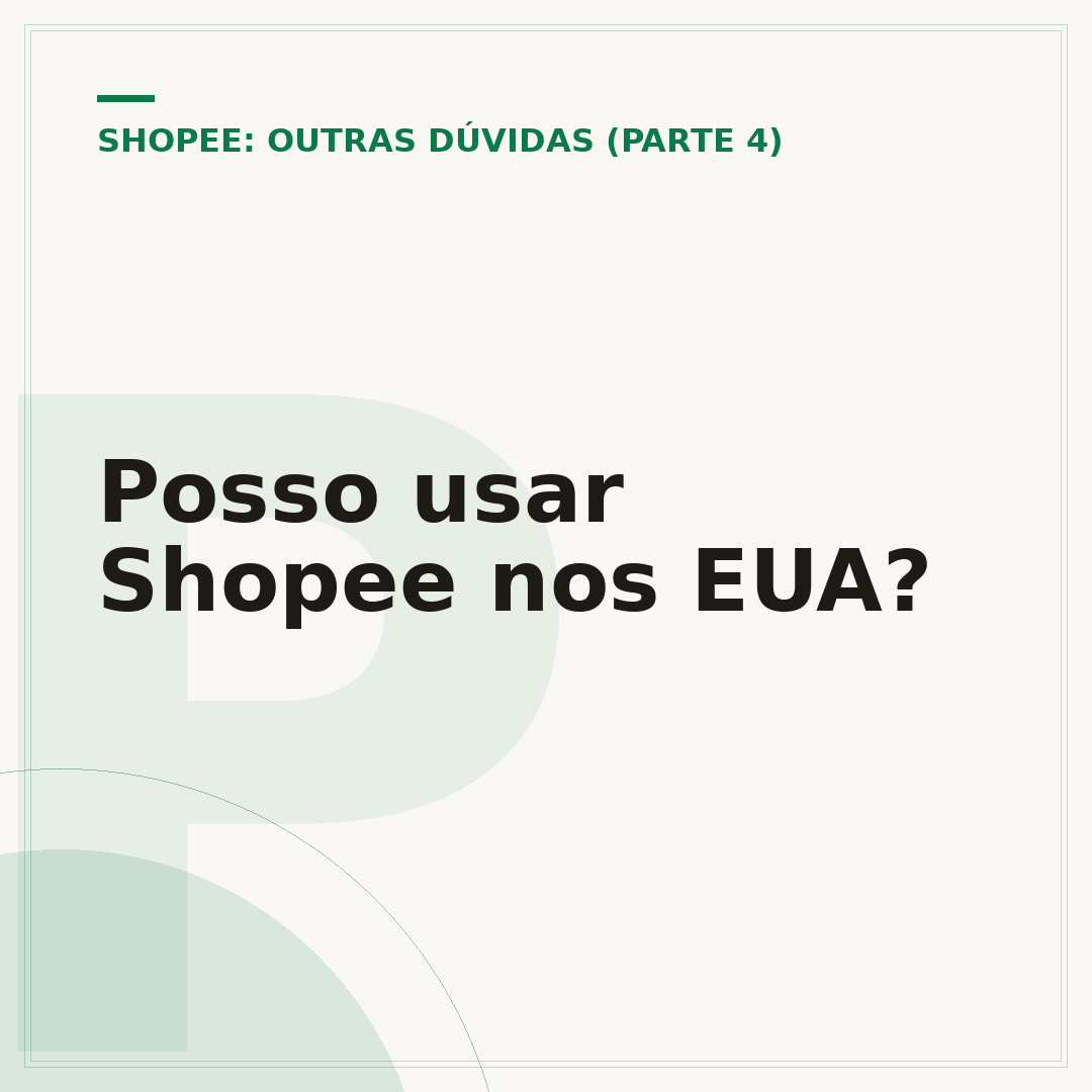 Posso usar Shopee nos EUA?