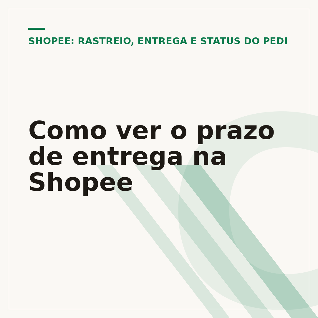 Como ver o prazo de entrega na Shopee