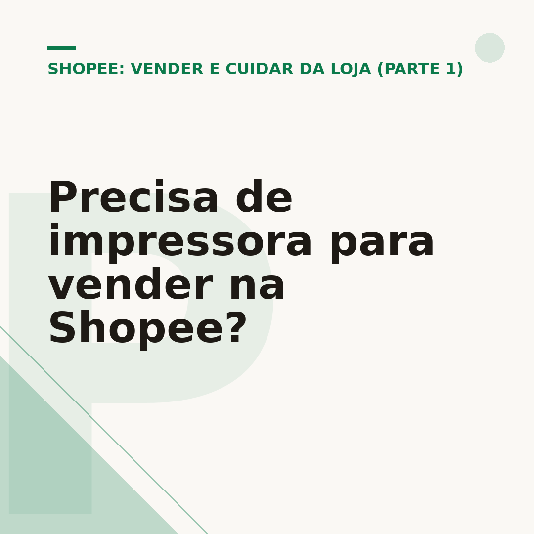 Precisa de impressora para vender na Shopee?