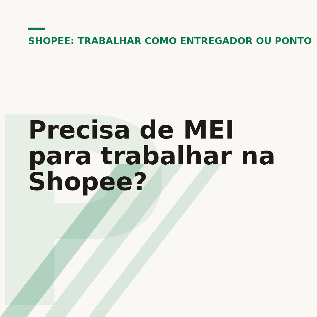 Precisa de MEI para trabalhar na Shopee?
