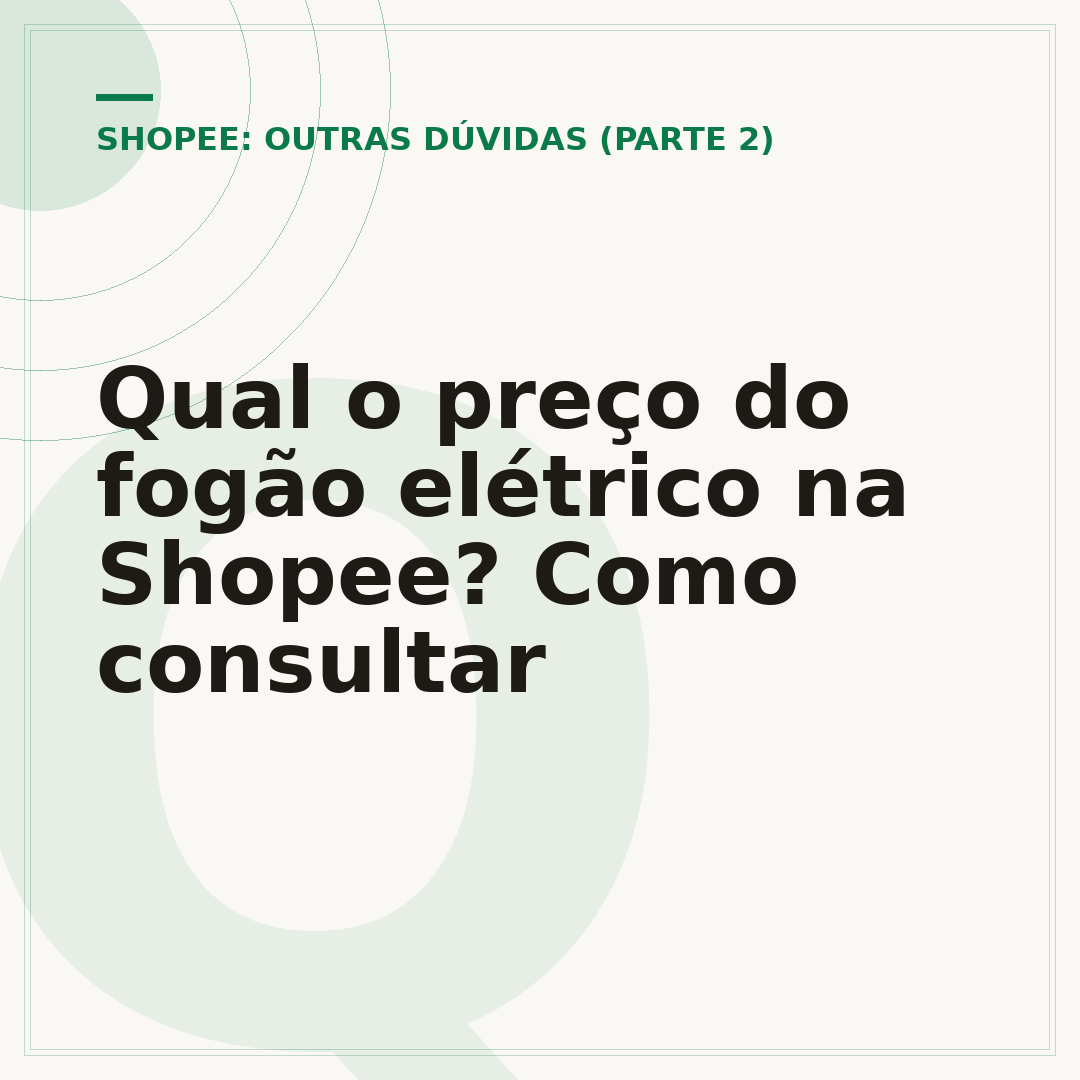 Qual o preço do fogão elétrico na Shopee? Como consultar