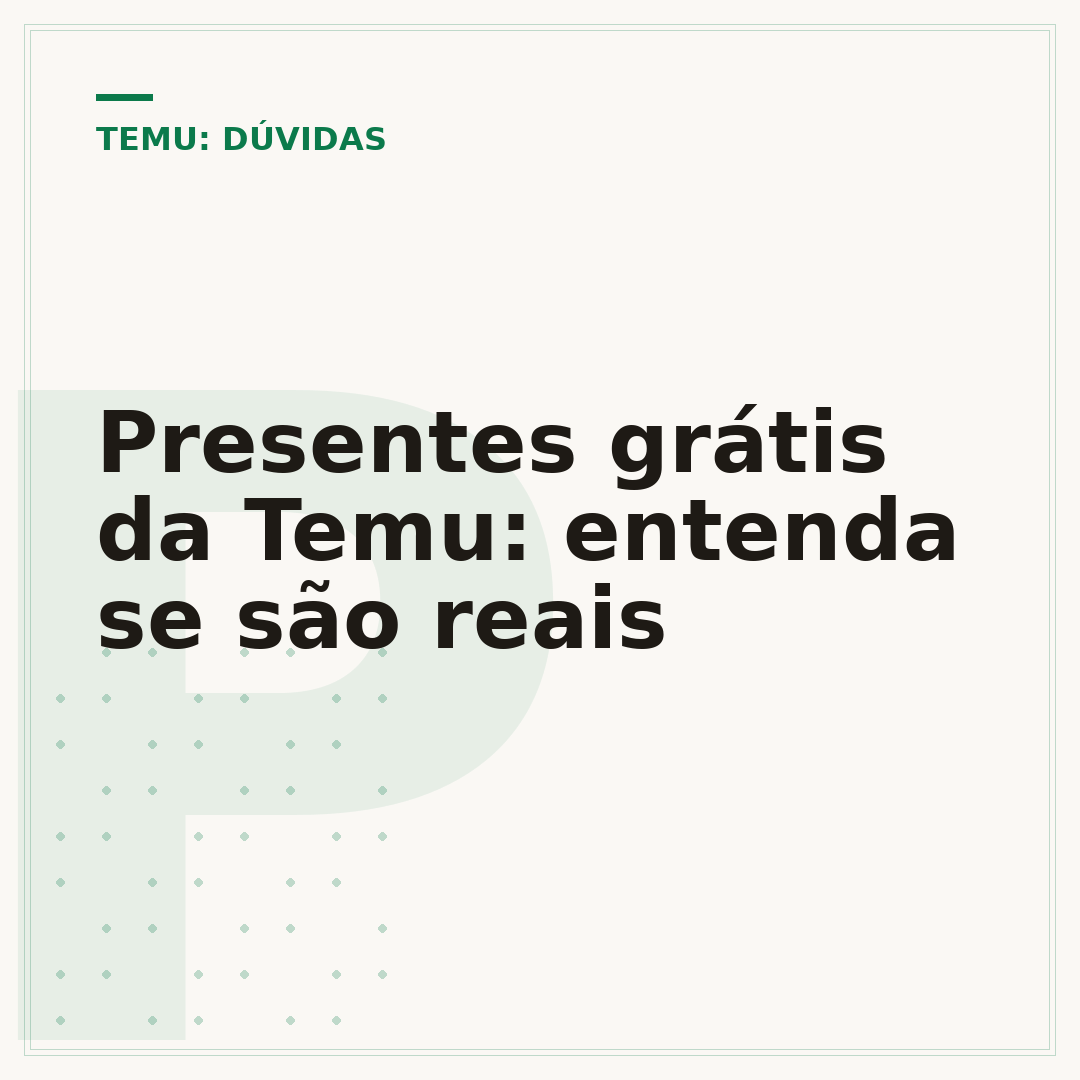 Presentes grátis da Temu: entenda se são reais