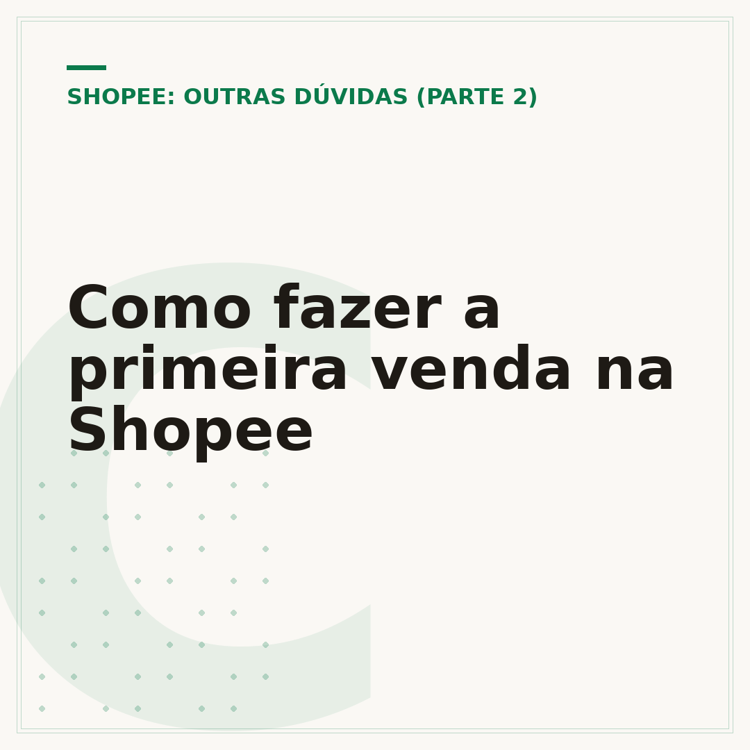 Como fazer a primeira venda na Shopee